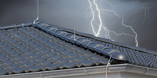 Äußerer Blitzschutz bei Büttner Elektrotechnik GmbH in Klingenberg